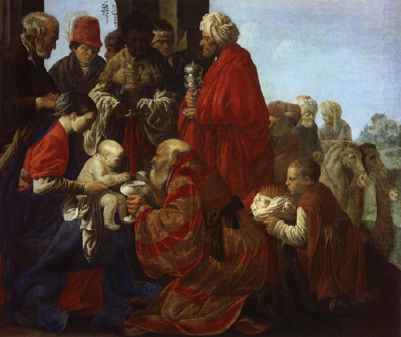 REMBRANDT Harmenszoon van Rijn The Adoration of the Magi china oil painting image
